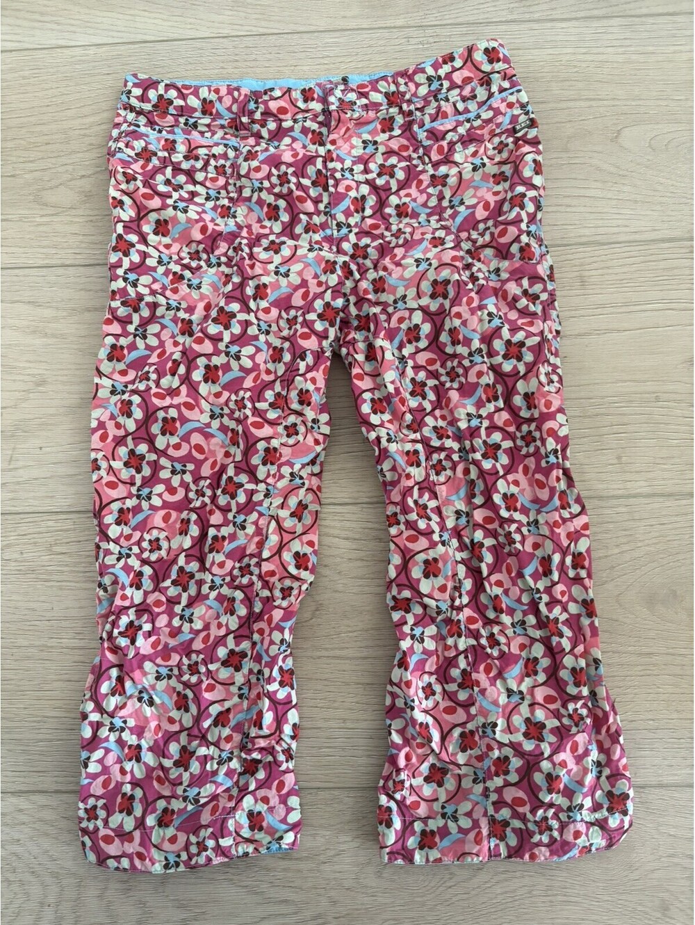 REI Pants Girls Large 12/14 Colorful UPF 50+ Capri pants